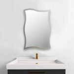 Καθρέπτης με περίγραμμα αμμοβολής 55x80cm