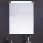 Καθρέπτης με επιτοίχειο φωτιστικό led 40x80cm