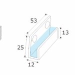 Πι μεγάλο για γυαλί 5-6mm με πλάτη